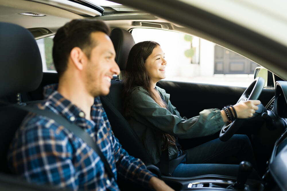 supporting teen drivers behind wheel